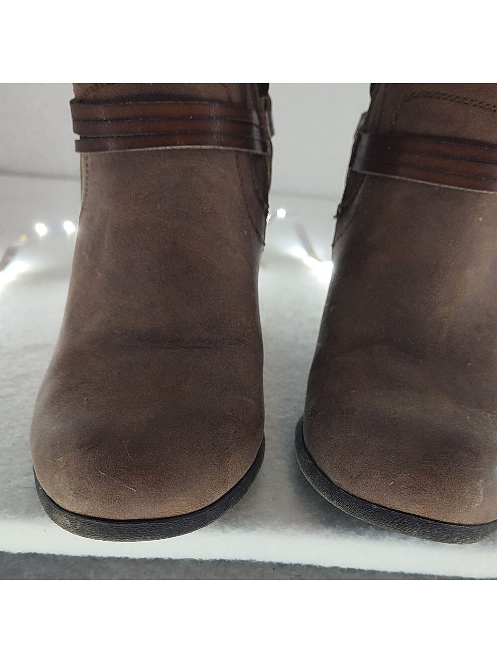 Madden Girl Tan Ankle Booties - Picture 7 of 10